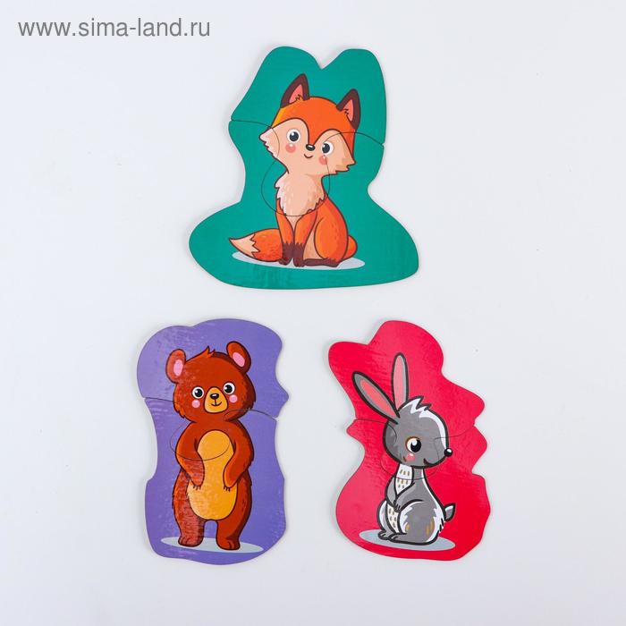 

Развивающие пазлы "Жители леса"