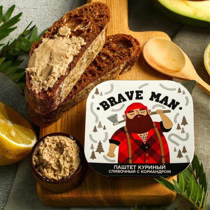 

Паштет куриный Brave man, 100 г.