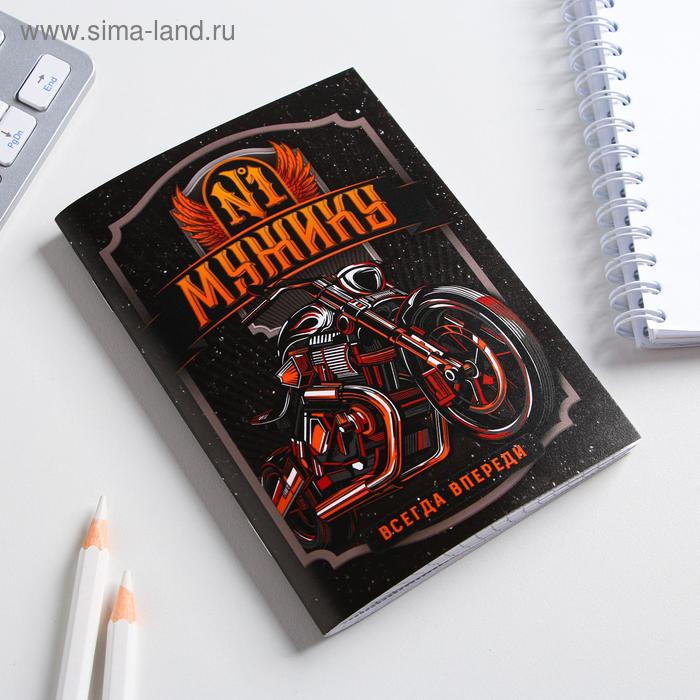 

Блокнот А6, 32 л. В клетку "Мужику №1"