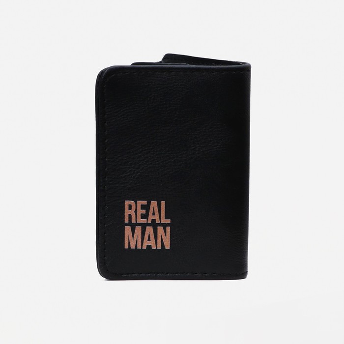 

Кошелёк Real man, искусственная кожа, 11х8.2х2.5 см