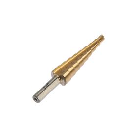

Сверло ступенчатое кобальтовое STRONG СТМ-52204012, W4, 4-12 мм