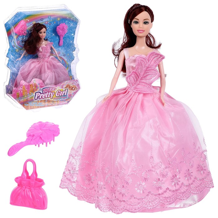 Кукла шарнирная топ-модель Стефани "Неделя моды в Италии", с аксессуарами, МИКС