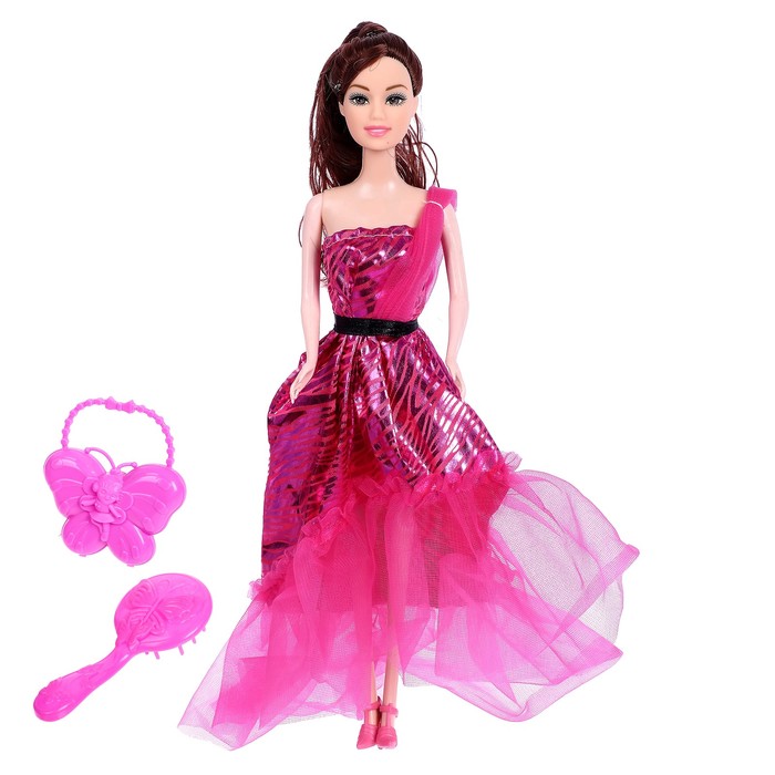 Кукла шарнирная топ-модель Стефани "Неделя моды в Италии", с аксессуарами, МИКС