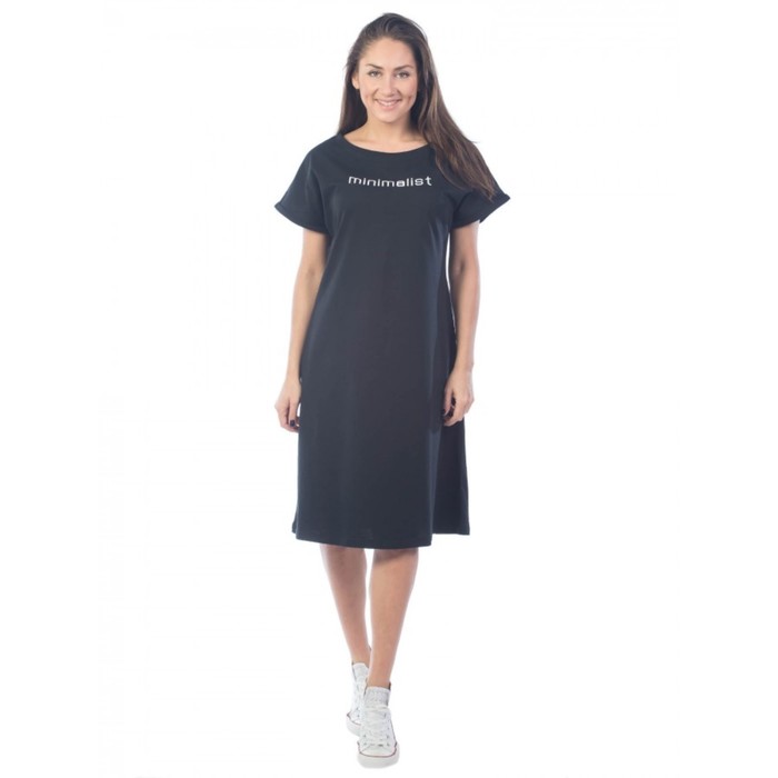 фото Платье женское minimalist, размер 48, цвет чёрный klery