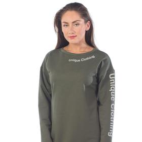 

Платье женское Unique Clothing, размер 54, цвет хаки