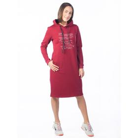 

Платье-толстовка Yesterday, размер 54, цвет бордовый