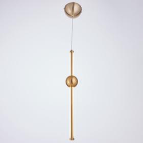 

Светильник 49413/1 LED 16Вт 4000К медь 7х7х42-142 см