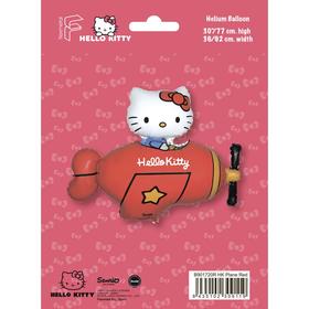 

Шар фольгированный 36" Hello Kitty "Котёнок в самолёте", фигура, в упаковке, красный