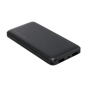 

Внешний аккумулятор Prime Line, 2 USB, 10000 мАч, 2.1 A, черный