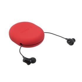 

Чехол для наушников Deppa Silicone Pouch, силиконовый, темно-красный
