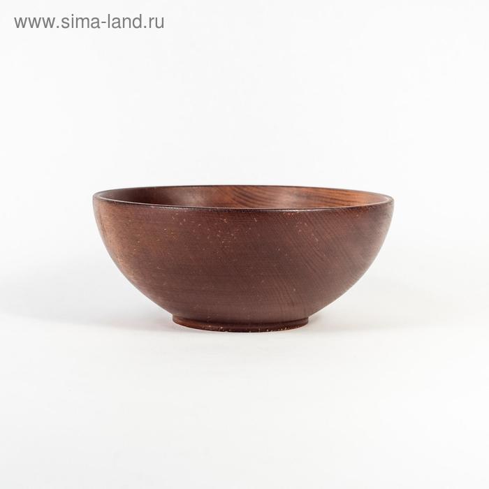 фото Тарелка суповая из натурального кедра mаgistrо, 800 мл, цвет шоколадный magistro