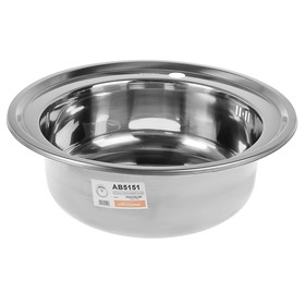 

УЦЕНКА Мойка кухонная Accoona AB5151, врезная, круглая, толщина 0.6 мм, 510х165 мм, глянец