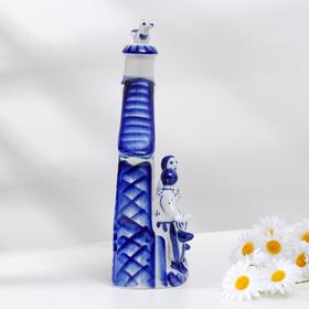 

Штоф "Бражники", 0,8, гжель, фарфор, 2с