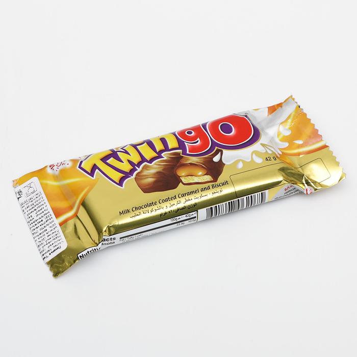 Печенье Twingo покрытый молочным шоколадом и карамелью, 42 г печенье twingo покрытый молочным шоколадом и карамелью 42 г