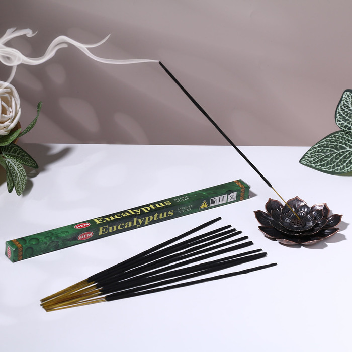 

Благовония HEM "Eucalyptus. Эвкалипт ", 8 палочек в упаковке, четырёхгранник
