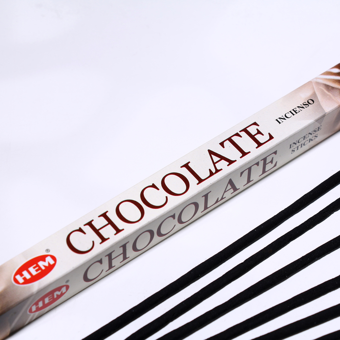 фото Благовония "hem chocolate" (шоколад), четырехгранник, 8 палочек