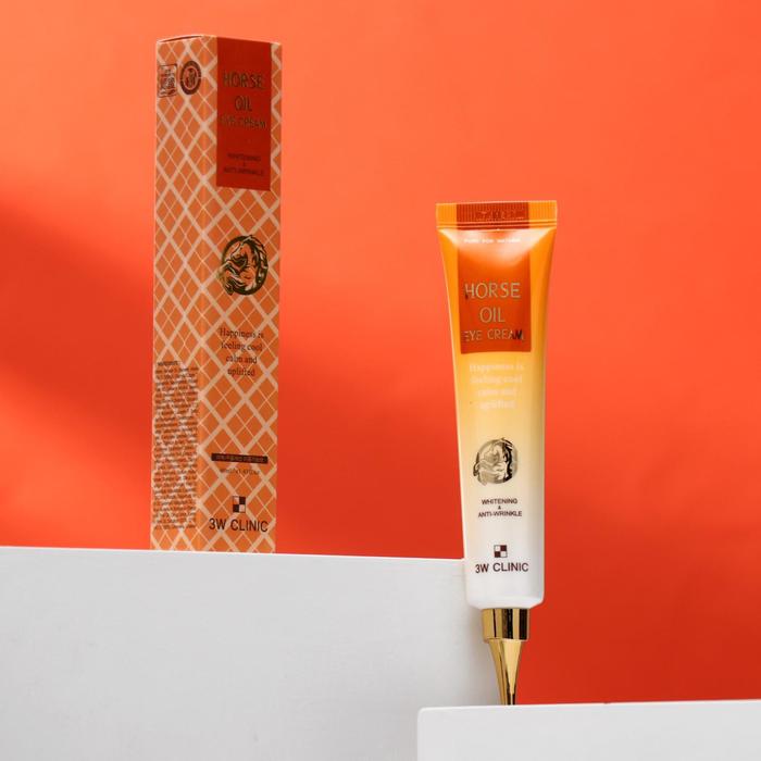 

Крем для век с лошадиным жиром 3W CLINIC Horse Oil Eye Cream, питательный, 40 мл