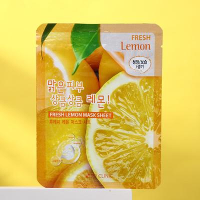 Тканевая маска для лица 3W CLINIC с лимоном, 23 мл