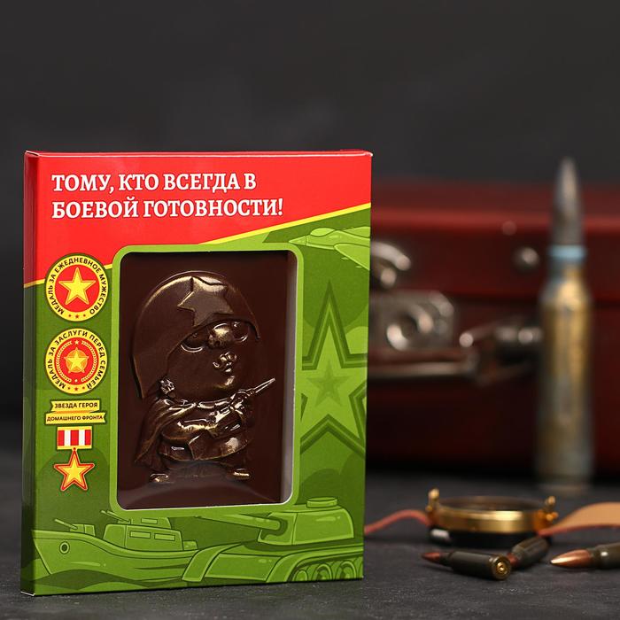 Шоколадная плитка «Воин», 55 г