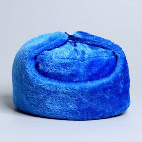 Шапка-ушанка «Синяя», значок герб от Сима-ленд
