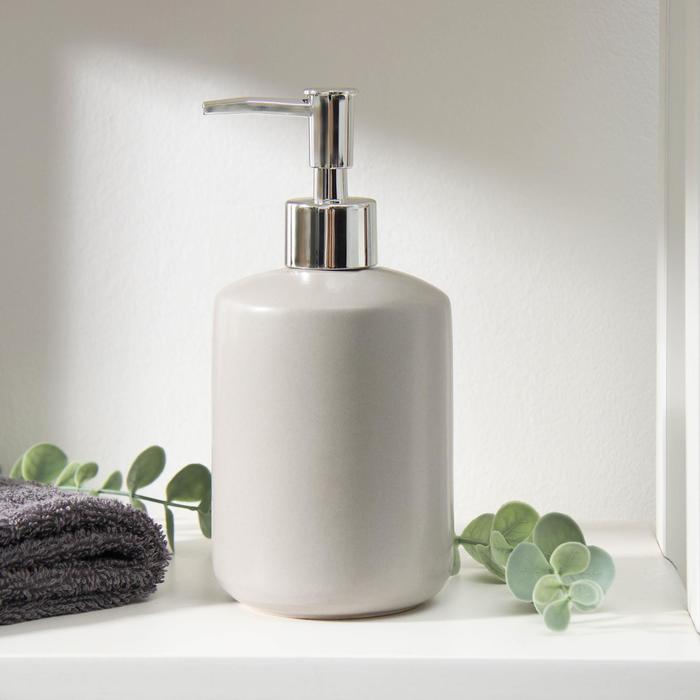 

Дозатор для жидкого мыла «Тотем», 330 мл, цвет серый