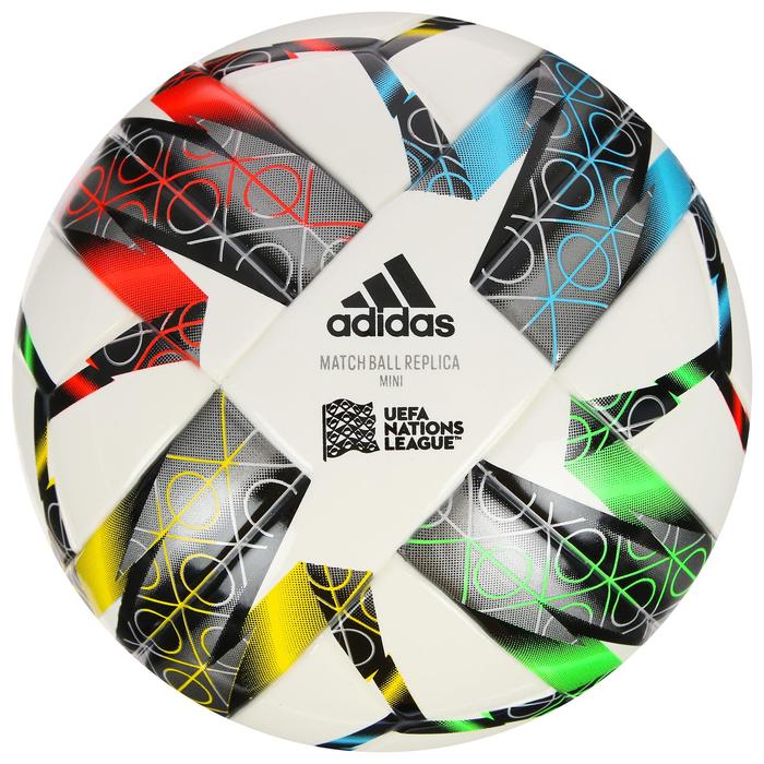 фото Мяч футбольный сувенирный adidas uefa nl mini, арт.gc7385, размер 1, тпу, 6 панелей, термосшивка, мультиколор