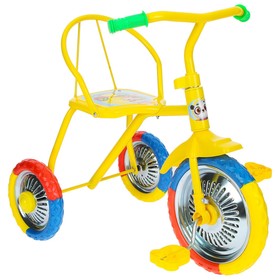 Велосипед трёхколёсный Micio TR-313, колёса 10"/8", цвет красный, голубой, розовый, зелёный, синий, жёлтый от Сима-ленд
