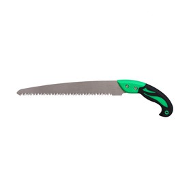 Ножовка садовая, 400 мм, пластиковая ручка, зелёная Ош