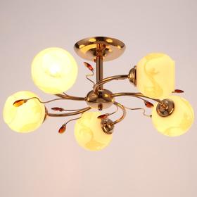 

Люстра 9411/5 5х40Вт Е27 золото 54х54х26 см МОДЕЛЬ:GMN-0125,