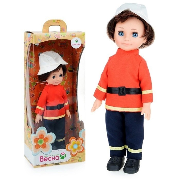 цена Кукла «Пожарный», 30 см