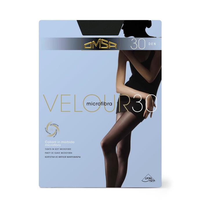 

Колготки женские Omsa Velour, 30 den, размер 4, цвет nero