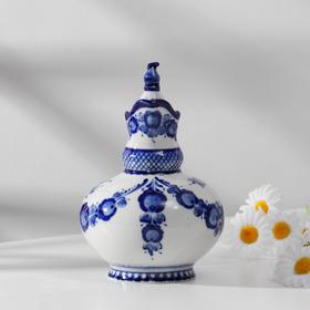 

Графин коньячный , авт. Гордеев П.Н., 12х12х18 см, 590 мл, 1 сорт, гжель