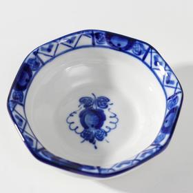 

Розетка "Грановитый" , авт. Гордеев П.Н., 9х9х3см, 1 сорт, гжель