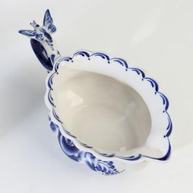 

Сливочник "Бабочка" , авт. Селиверстова Г.И., 20х11х8 см,500мл, 1 сорт, гжель