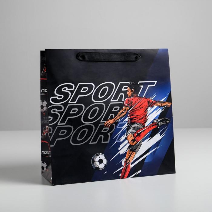 

Пакет ламинированный квадратный Sport, 30 × 30 × 12 см