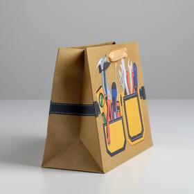 

Пакет крафтовый горизонтальный «Мастер», MS 23 × 18 × 10 см