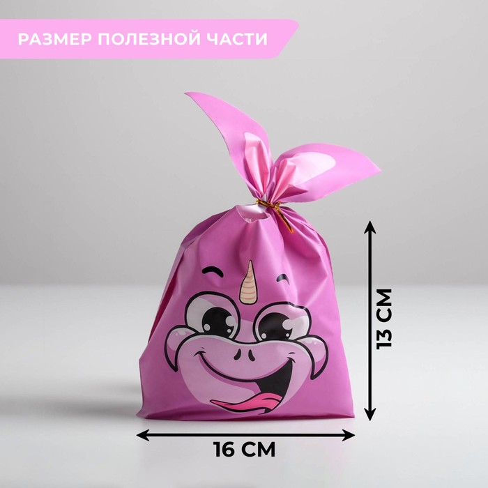 

Мешок подарочный «Единорог», 16 × 13 см