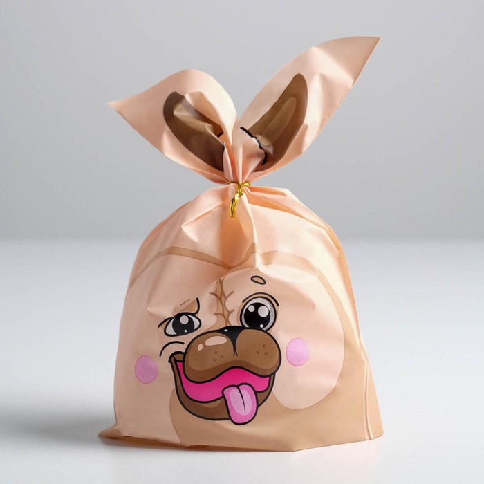 Мешок подарочный «Пес», 16 × 26 см