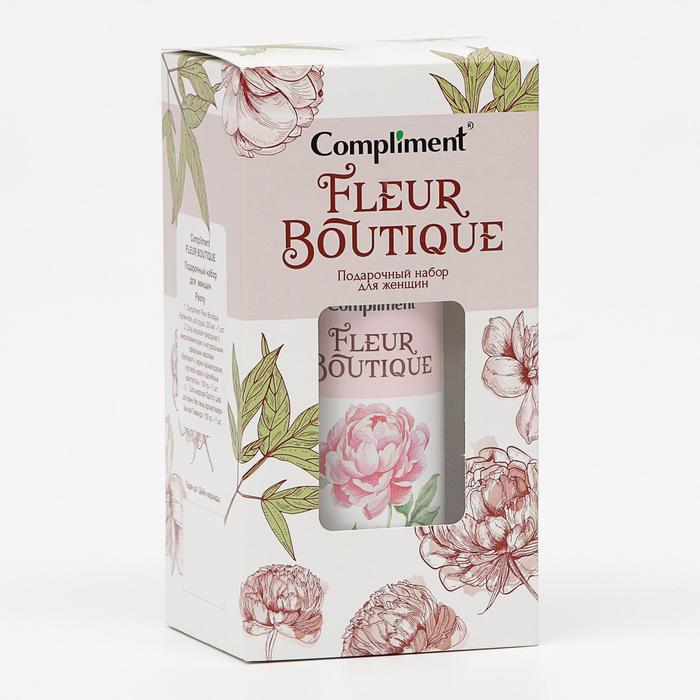 фото Подарочный набор compliment fleur boutique: гель для душа, 200 мл + соль для ванны 2*100 г