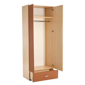 

Шкаф Сити МДФ с фотопечатью, 800х450х2100, Коричневый мат/Корпус Карамель