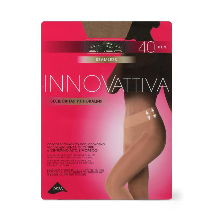 Колготки женские Omsa Innovattiva, 40 den, размер 2, цвет caramello колготки omsa innovattiva caramello 40 den 5 мл