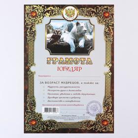 

Грамота "Юбиляр"