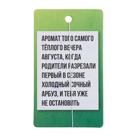 

Ароматизатор подвесной «Аромат того самого теплого вечера»