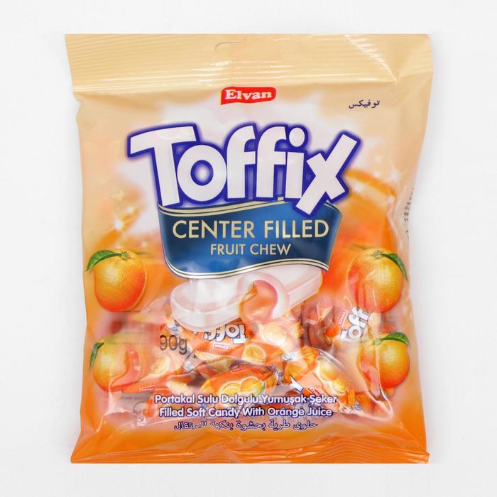 

Конфеты жевательные Toffix со вкусом апельсина, 90 г