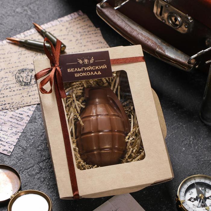 шоколадная фигурка сердце с надписями 80 г Шоколадная фигурка «Граната», 80 г