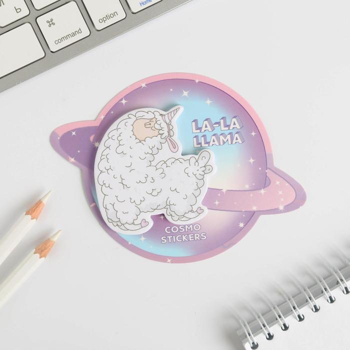 

Фигурные стикеры, на фигурной подложке Lama