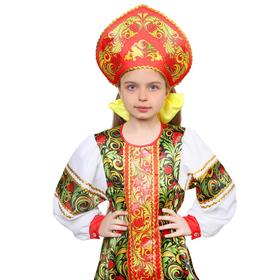 

Русский народный костюм «Рябинка», платье, кокошник, р. 36, рост 134-140 см