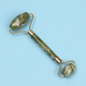 

Массажёр для лица и зоны декольте, 14 × 5,5 см, двусторонний, нефрит