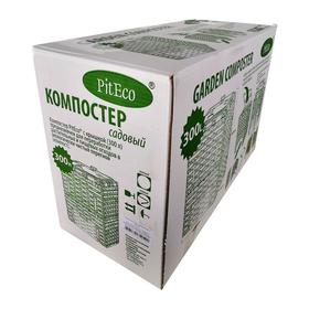

Компостер Piteco с крышкой 300 л чёрный