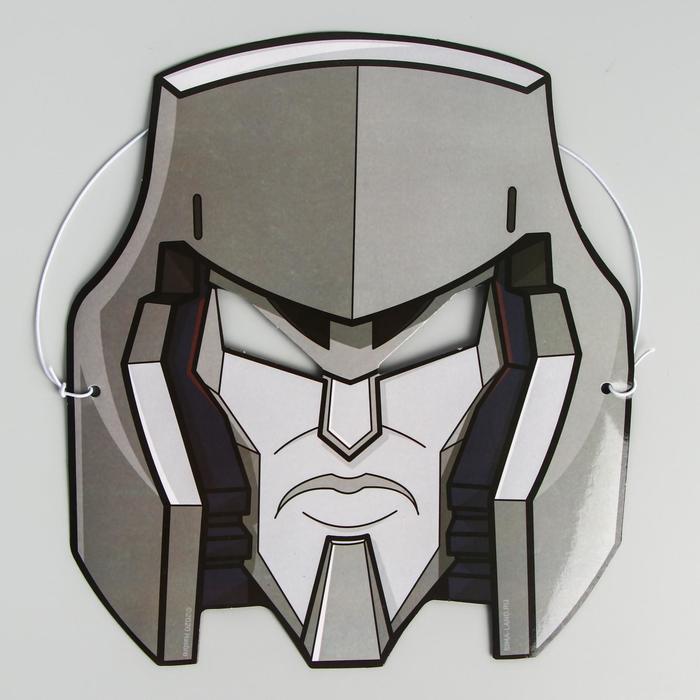 Маска карнавальная Мегатрон, Transformers, 17,2 х 22 см